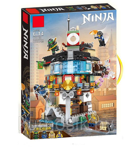 Конструктор 76063 Leduo Ninjago Ниндзяго Мини Ниндзяго Сити, 1075 деталей