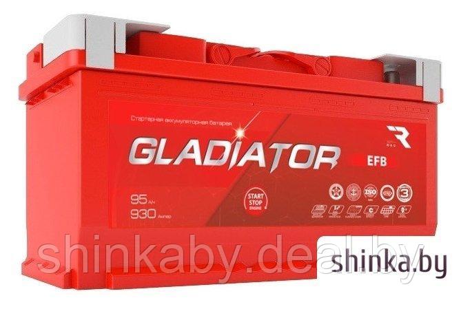 Автомобильный аккумулятор Gladiator EFB 6СТ-95L(0) (95 А·ч) - фото 1 - id-p207010177