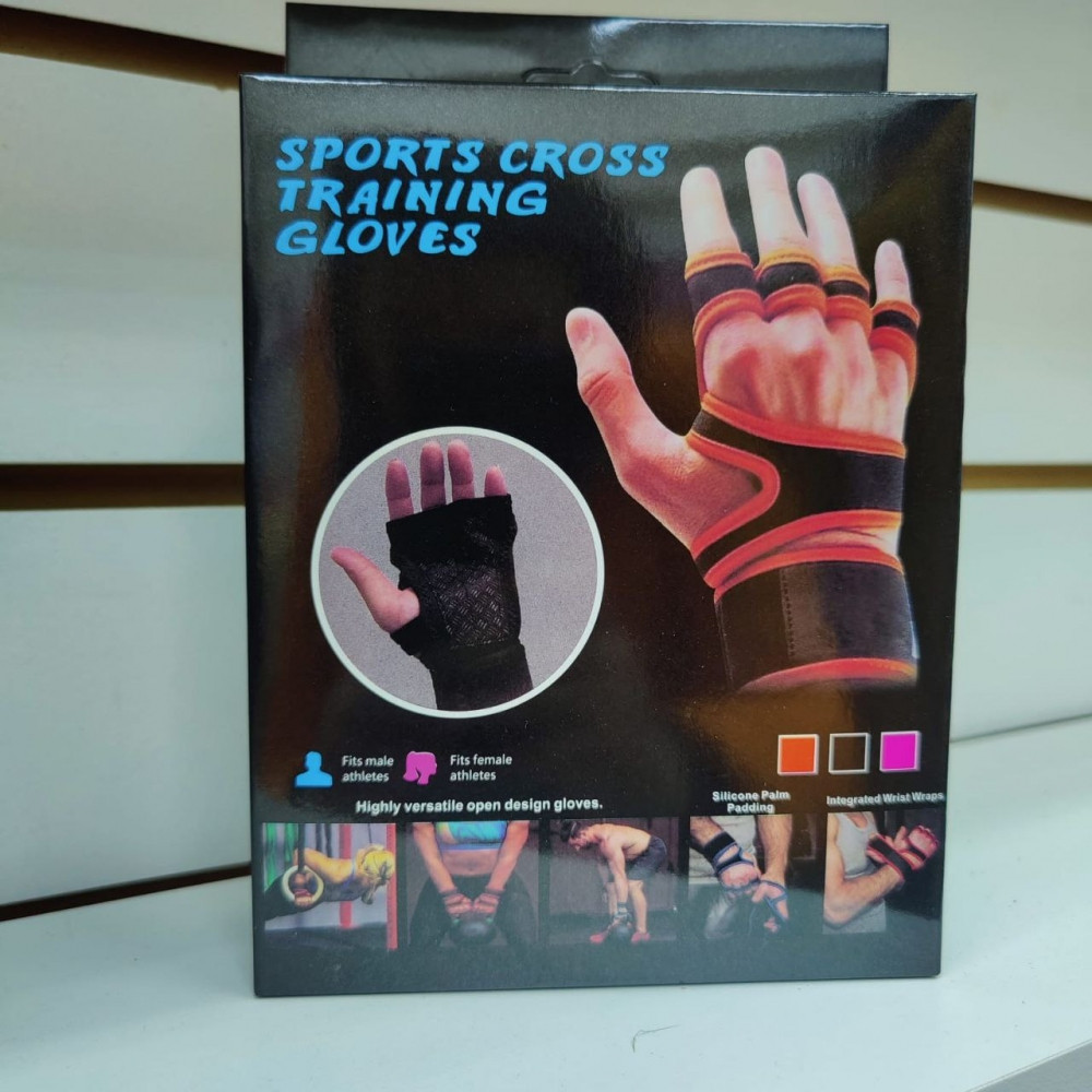 Перчатки для фитнеса Training gloves 1 пара / Профессиональные тренировочные перчатки для тяжелой атлетики с у - фото 4 - id-p207010341