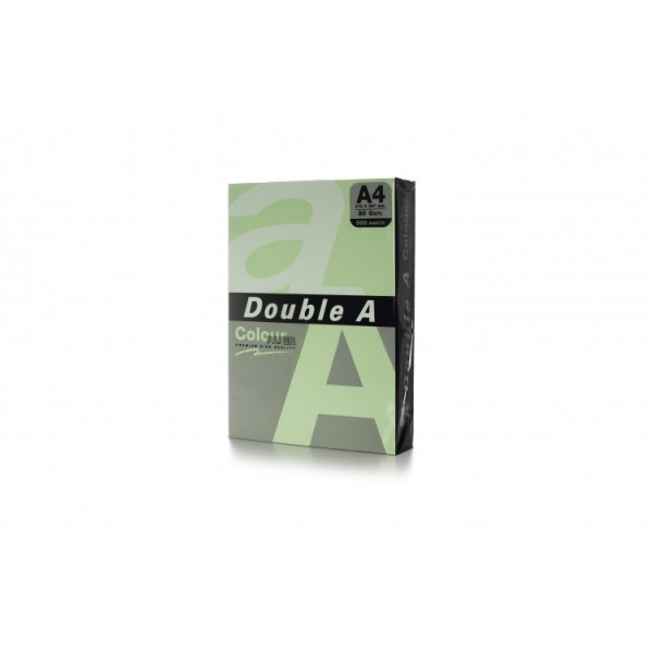 Бумага цветная DOUBLE A, А4, 80 г/м, светло-зеленый (Lagoon), 100 листов - фото 1 - id-p207010078