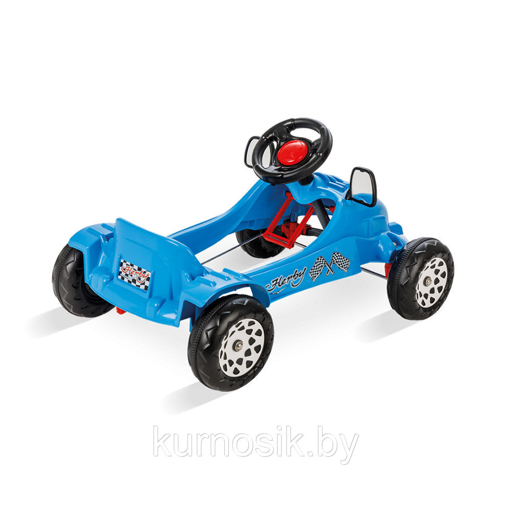 Педальная машина PILSAN Herby Car Blue, 07302 - фото 2 - id-p207010522
