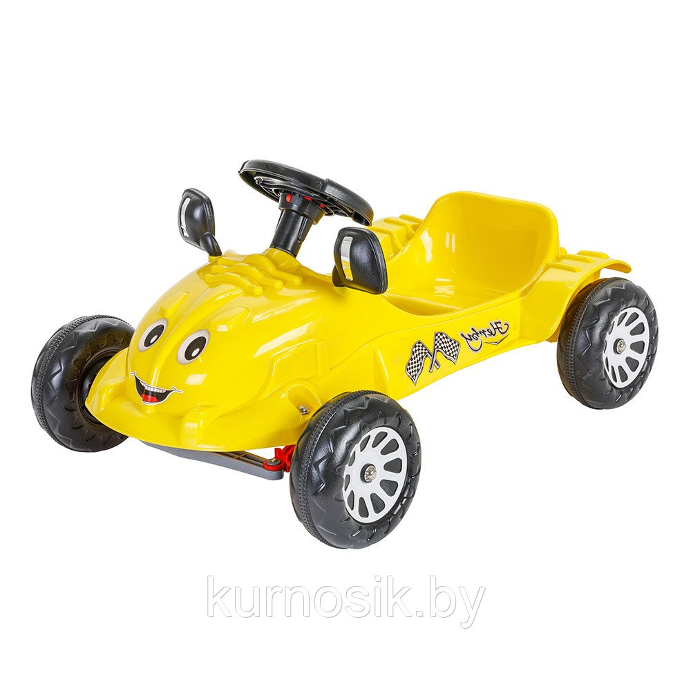 Педальная машина PILSAN Herby Car Yellow, 07302