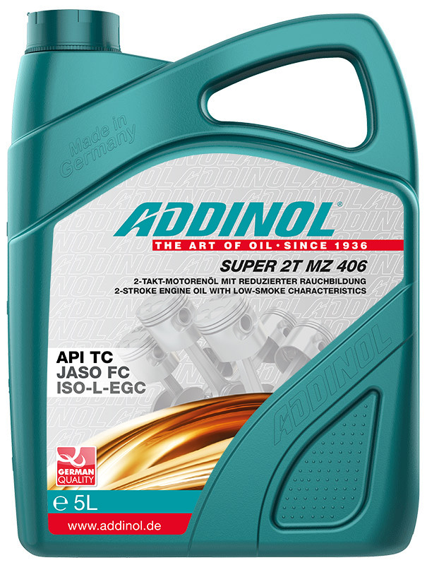 Синтетическое моторное масло ADDINOL MZ406 Super 2T, 2-Takt, SAE 40, 5л - фото 1 - id-p207016141