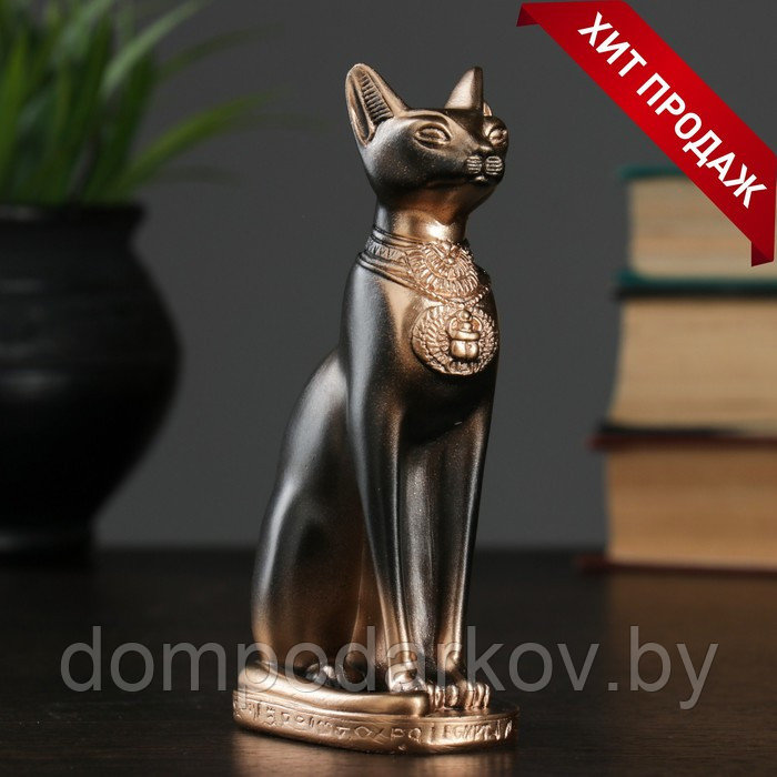 Статуэтка "Кошка египетская" 13.5 см бронза - фото 1 - id-p99610988