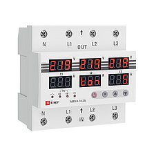 Трехфазное реле напряжения и тока с дисп.
MRVA-3 63A EKF
