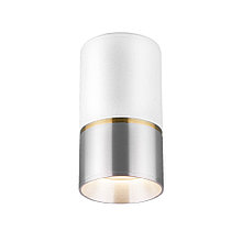 Накладной акцентный светильник DLN106 GU10 
белый/серебро