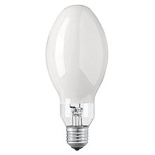 Лампа ртутная высокого давления ДРЛ 125W
E27 НРМ 240V ЕD ballast outside/HM-E (колба эллипс) ETP