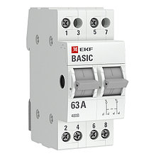 Трехпозиционный переключатель 2P 25А EKF Basic