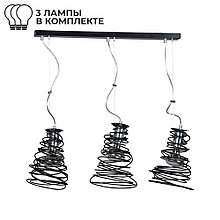 Светильник потолочный TWIST BLACK 295/3 (лампы
в комплекте)