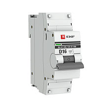 Автоматический выключатель ВА 47-100, 1P 16А 
(D) 10kA EKF PROxima