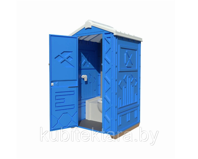 Мобильная туалетная кабина "Стандарт Плюс", Зеленая Доставка по РБ