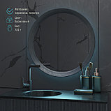 Набор аксессуаров для ванной комнаты Доляна «Богемия», 3 предмета (мыльница, дозатор, стакан), фото 3