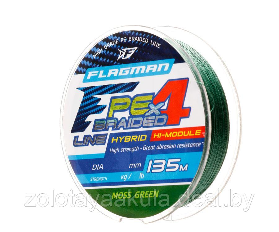 Плетеный шнур FLAGMAN PE Hybrid F4 0,23мм 135м - фото 1 - id-p207038833