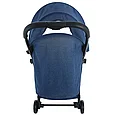 Прогулочная коляска Pituso Smart Jeans, джинсовый лён, фото 3