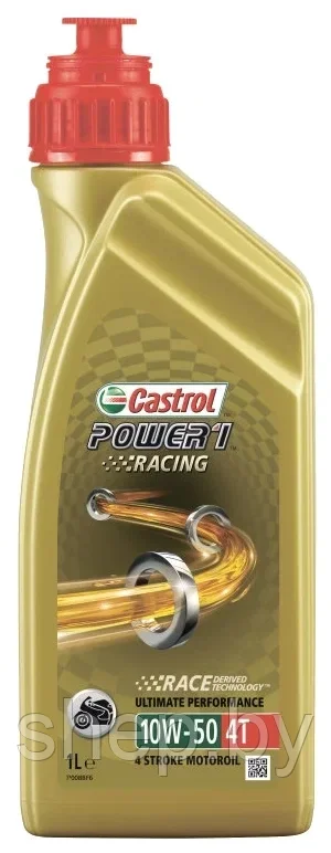 Моторное масло CASTROL 10W50 POWER1 RACING 4T 1L