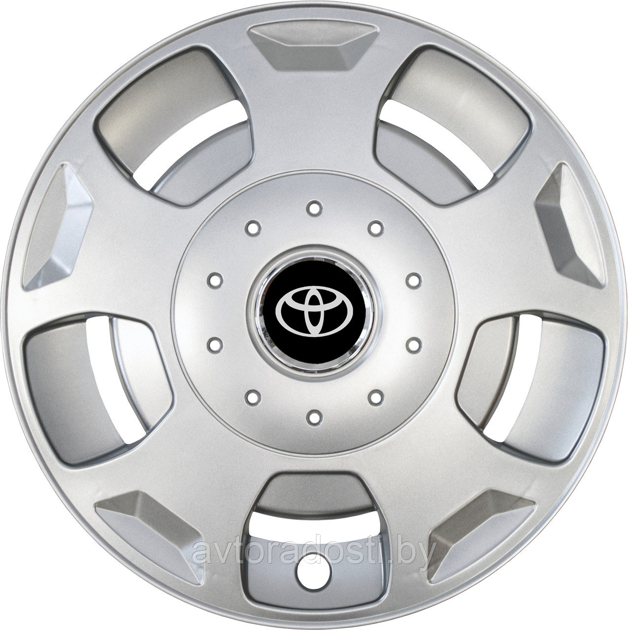 Колпаки на колеса SJS модель 404 / 16"+ комплект значков Toyota - фото 1 - id-p207044268