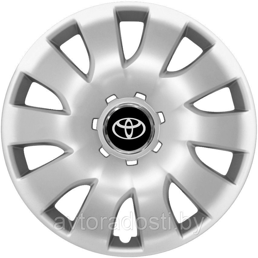 Колпаки на колеса SJS модель 425 / 16"+ комплект значков Toyota