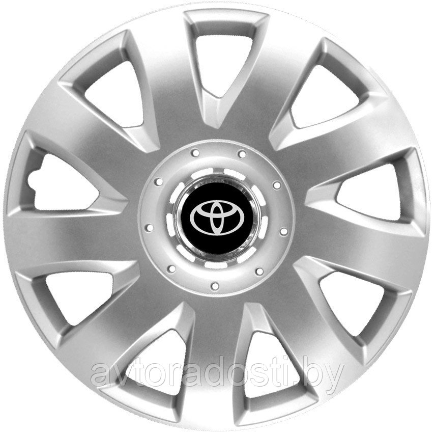 Колпаки на колеса SJS модель 426 / 16"+ комплект значков Toyota