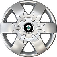 Колпаки на колеса SJS модель 413 / 16"+ комплект значков Skoda