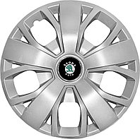 Колпаки на колеса SJS модель 420 / 16"+ комплект значков Skoda