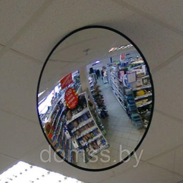 Зеркало для помещений круглое обзорное на гибком кронштейне 500мм - фото 7 - id-p108001373