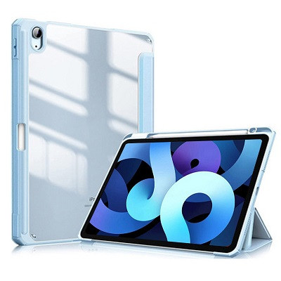 Защитный чехол книжка Acrylic TPU Case с креплением для стилуса голубой для Apple iPad (2022) - фото 1 - id-p207060214