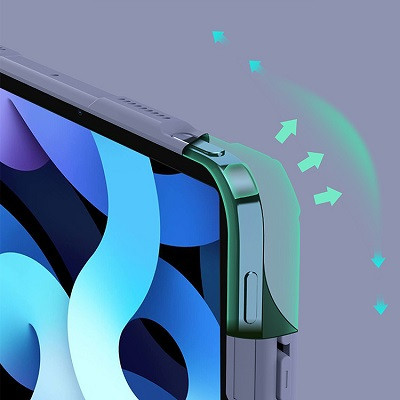 Защитный чехол книжка Acrylic TPU Case с креплением для стилуса голубой для Apple iPad (2022) - фото 3 - id-p207060214