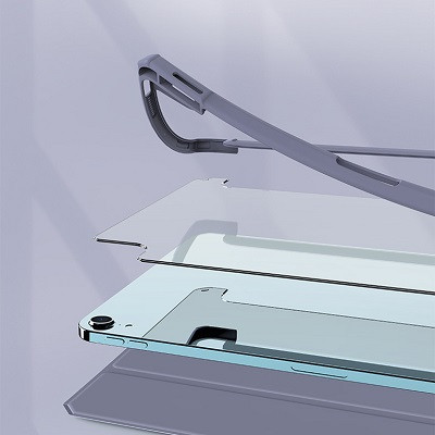 Защитный чехол книжка Acrylic TPU Case с креплением для стилуса голубой для Apple iPad (2022) - фото 6 - id-p207060214