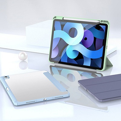 Защитный чехол книжка Acrylic TPU Case с креплением для стилуса голубой для Apple iPad (2022) - фото 7 - id-p207060214