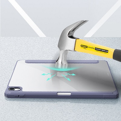 Защитный чехол книжка Acrylic TPU Case с креплением для стилуса голубой для Apple iPad (2022) - фото 8 - id-p207060214