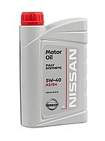 Моторное масло Nissan MOTOR OIL FS 5W-40 A3/B4 1L