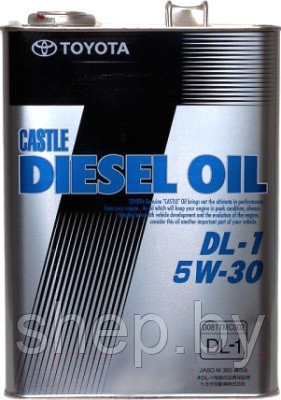 Моторное масло TOYOTA Castle Diesel Oil DL-1 5W30 4L