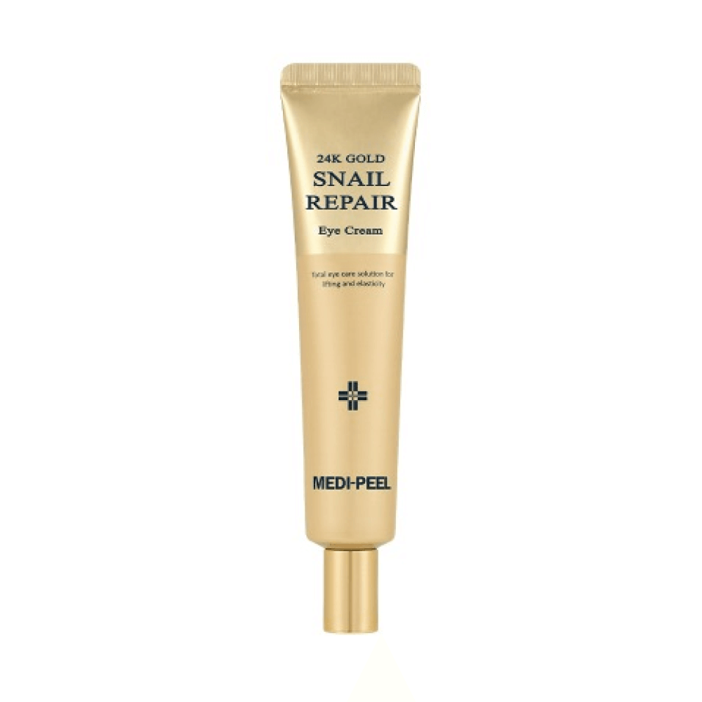 Регенерирующий крем для век с золотом и муцином улитки Medi-Peel 24K Gold Snail Repair Eye Cream - фото 1 - id-p207082515