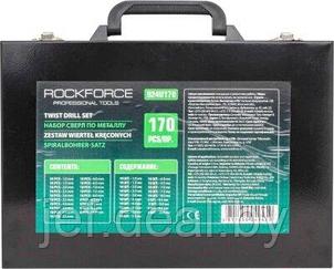 Набор сверл по металлу 170 предметов в кейсе ROCKFORCE RF-924U170, фото 2