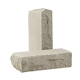 Кирпич облицовочный полнотелый колотый фактура Дикий камень (КСЛА1, КСЛБ1), цвет Сталь, фото 2