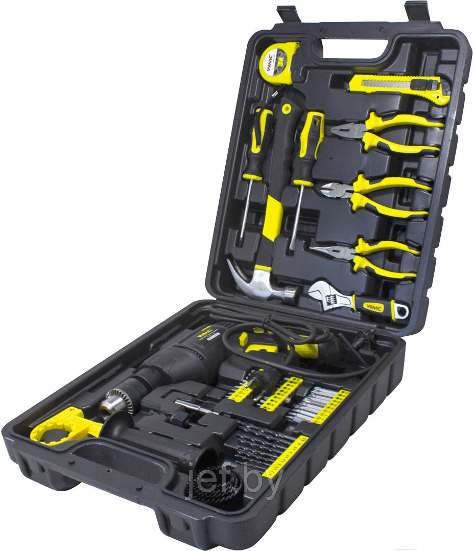 Набор инструментов с дрелью электрической 59 предметов в кейсе WMC TOOLS WMC-1059