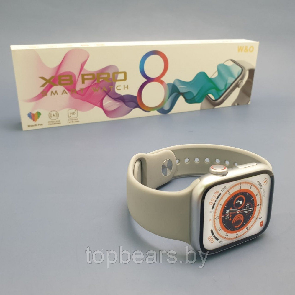 Умные часы Smart Watch X8 Pro Серые - фото 6 - id-p207087267