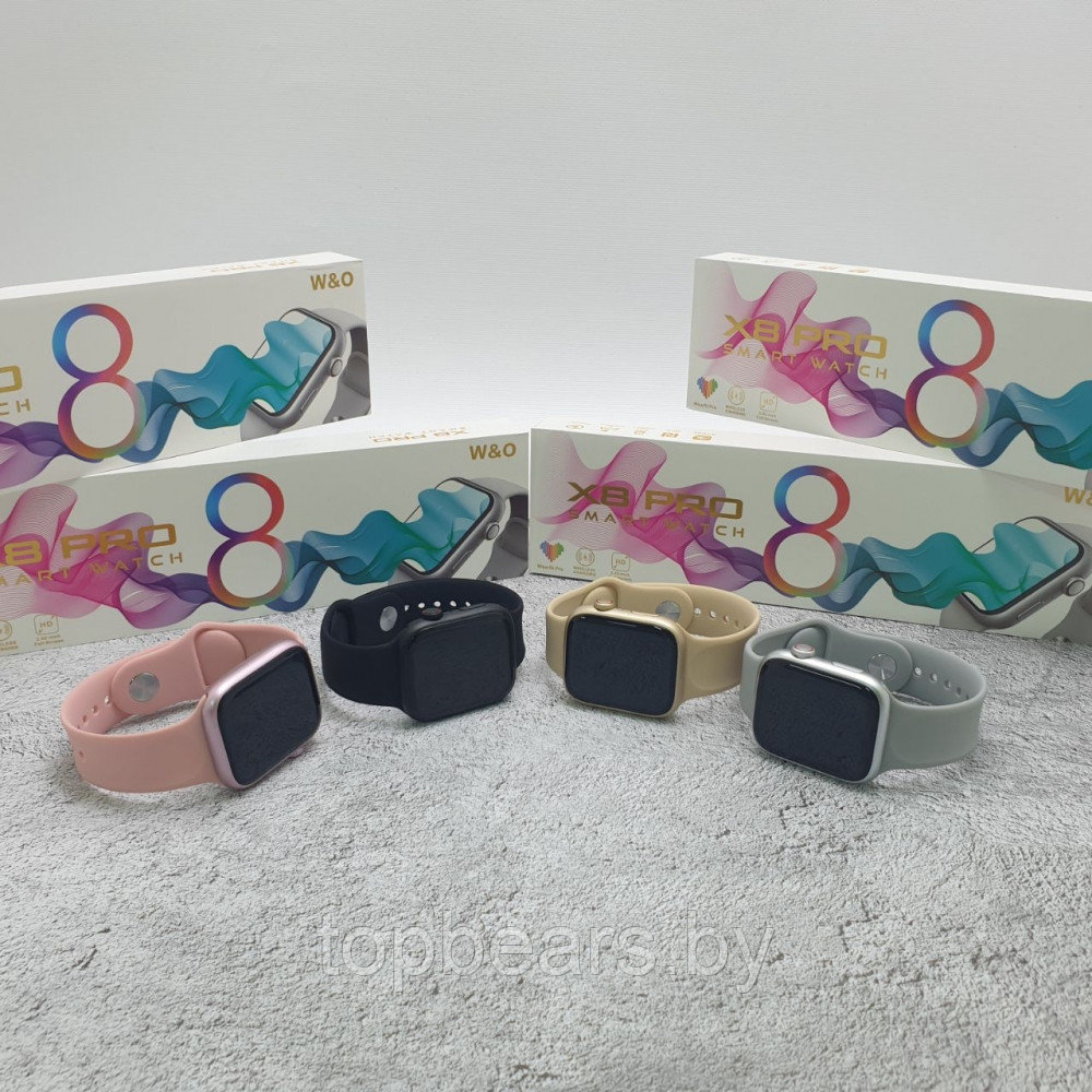 Умные часы Smart Watch X8 Pro Розовые - фото 10 - id-p207087268