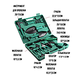 Хит сезона Набор садовых инструментов 10 в 1 в кейсе / Инвентарь для сада и огорода в чемодане / Садовые, фото 5