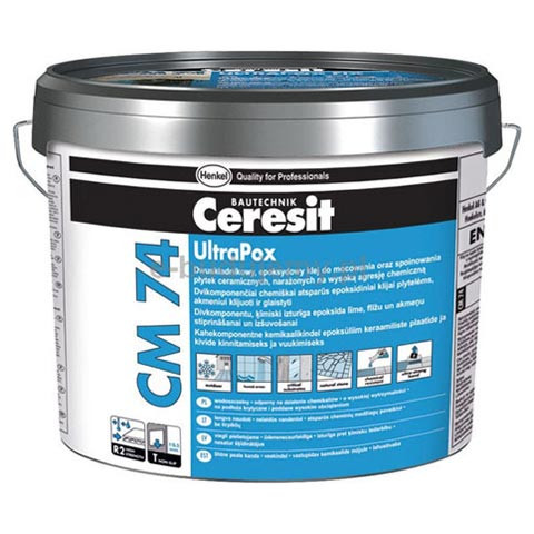 Ceresit «CM 74» Применяется для приклеивания облицовочной плитки и камня, дробленой плитки, ДСП. - фото 2 - id-p207088921
