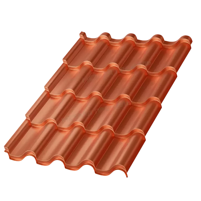 Металл Профиль Металлочерепица МП Монтерроса-ML (AGNETA-20-Copper\Copper-0.5) - фото 1 - id-p207095562