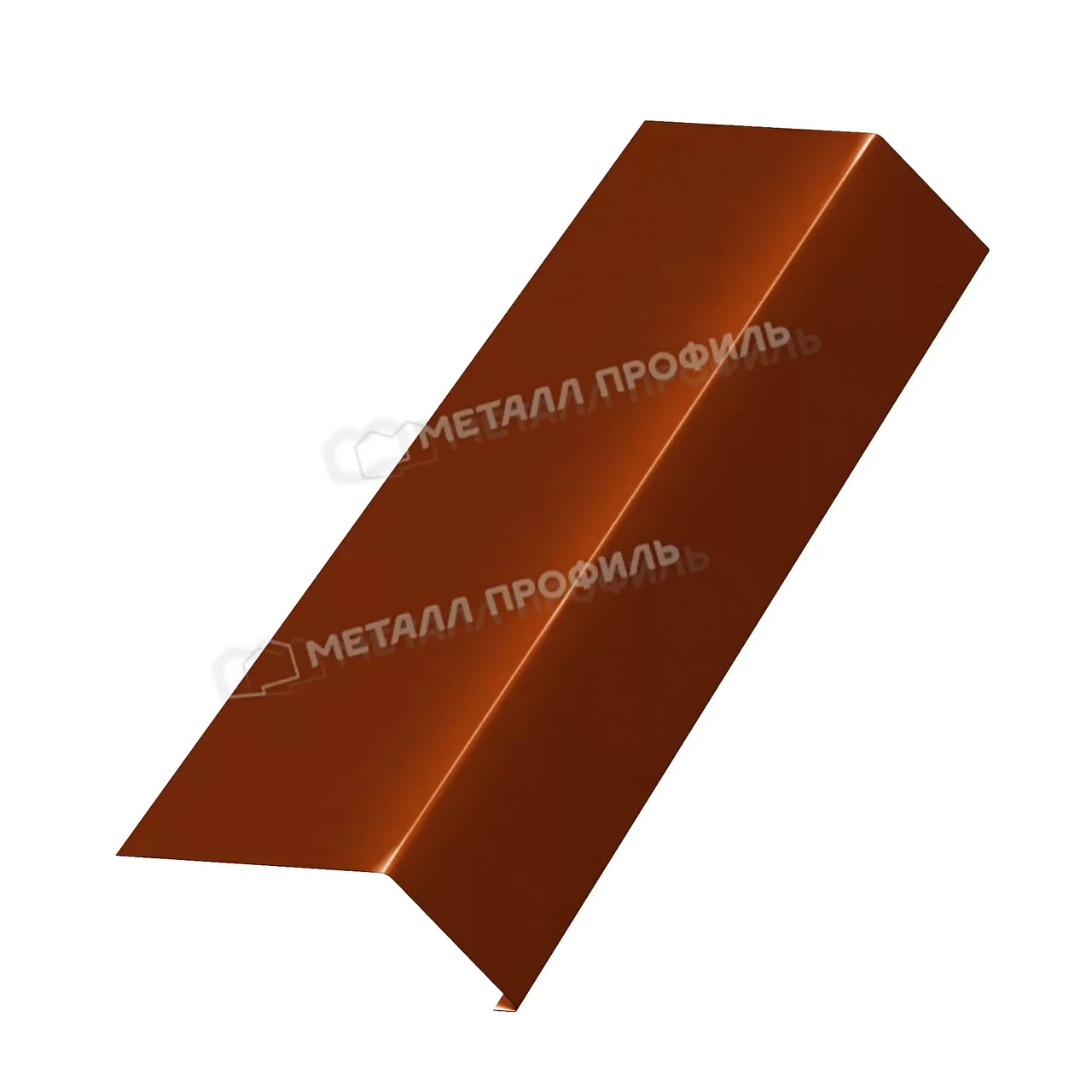 Металл Профиль Планка карнизная 100х69х2000 (AGNETA-20-Copper\Copper-0.5) - фото 1 - id-p207098808