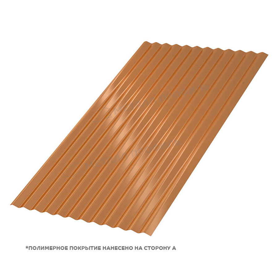 Металл Профиль Профилированный лист МП-18x1100-B (AGNETA_Д-20-Copper-0,5) - фото 1 - id-p207099905