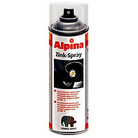 Alpina «Spray Zink Seidenmatt» Эмаль акриловая аэрозольная.