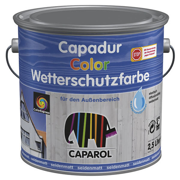 Caparol «Capadur Color Wetterschutzfarbe Base 1» Акриловая эмаль для наружных работ.
