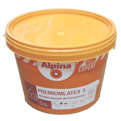 Alpina краска Premiumlatex 3, 10 л. - фото 3 - id-p207093933