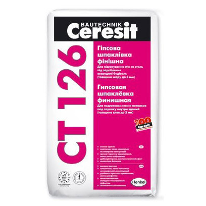 Ceresit «CT 126» Гипсовая шпатлевка.