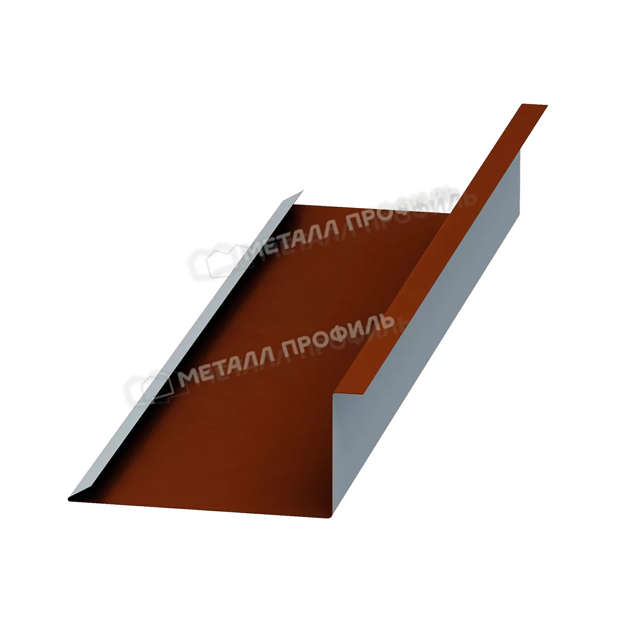 Металл Профиль Планка примыкания нижняя 250х122х2000 (AGNETA-20-Copper\Copper-0.5) - фото 1 - id-p207099091