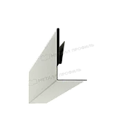 Металл Профиль Планка аквилона малая 35х20х2000 NormanMP (ПЭ-01-9002-0.5)
