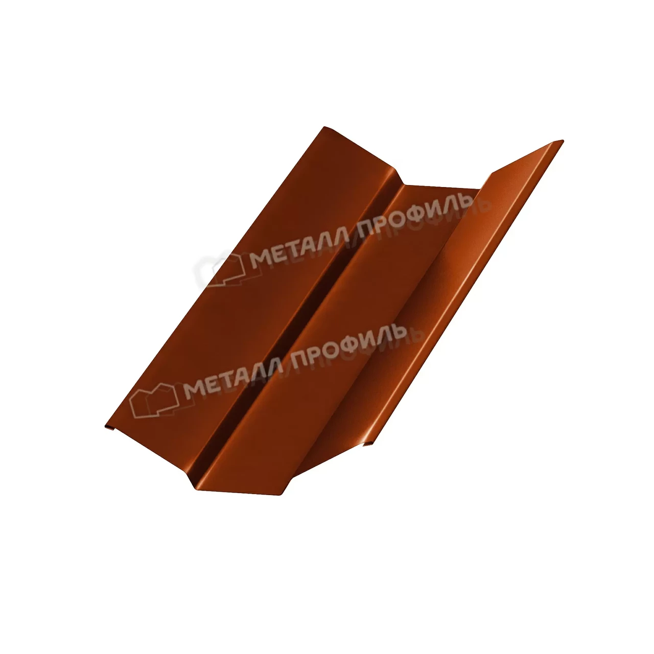 Металл Профиль Планка ендовы верхняя 76х76х2000 (AGNETA-20-Copper\Copper-0.5) - фото 1 - id-p207098039